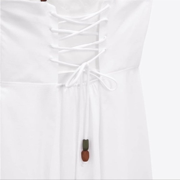 ZARA SWEETHEART NECKLINE DRESS - Picture 16 of 16